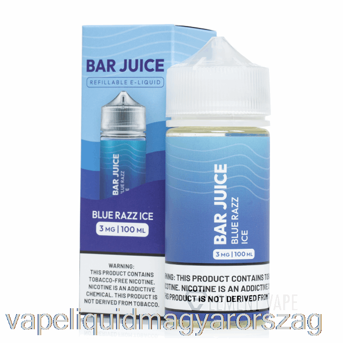 Blue Razz Ice - Bar Juice - 100ml 6mg Vape Toll